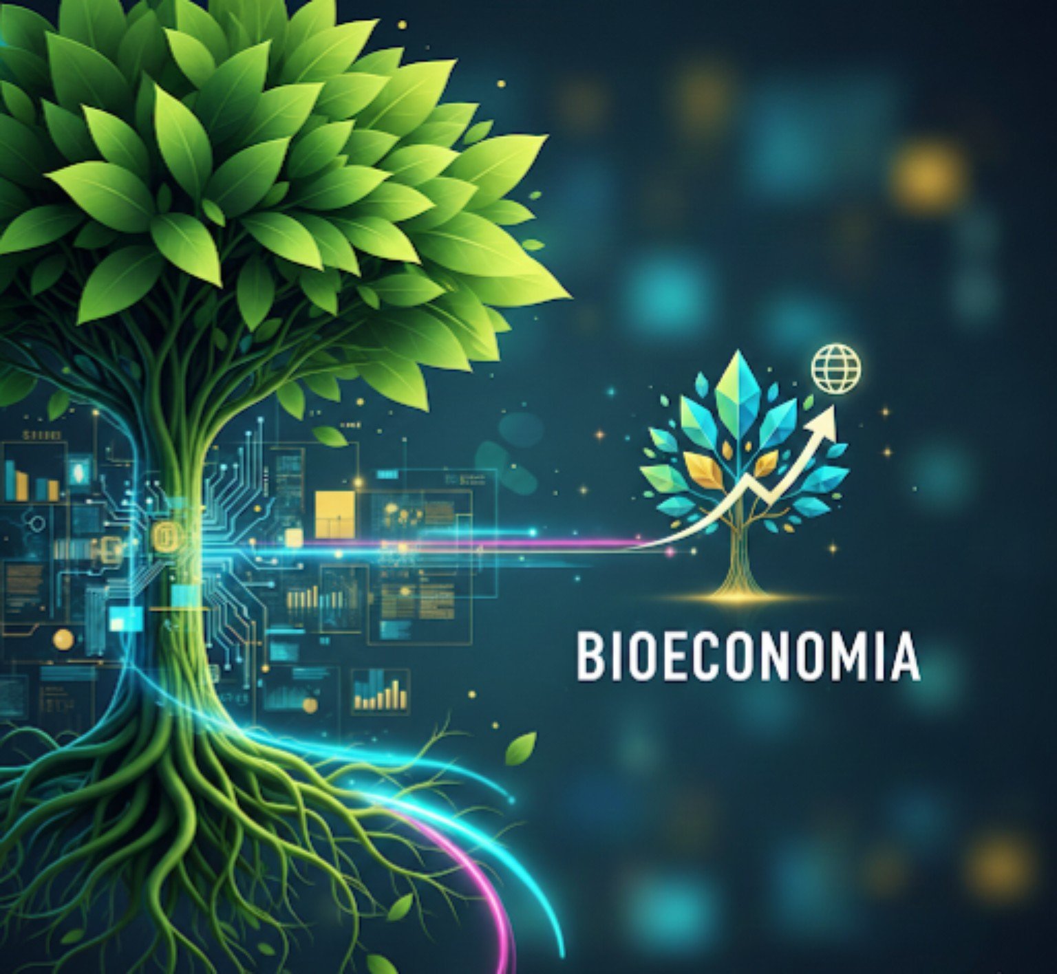 bioeconomia imagem gerada por IA para expressar bioeconomia